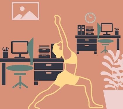 Yoga Poses While Doing Desk Work